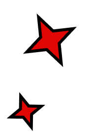 Red stars on a black background.